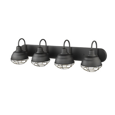 Bruges 4-Light Vanity Matte Black