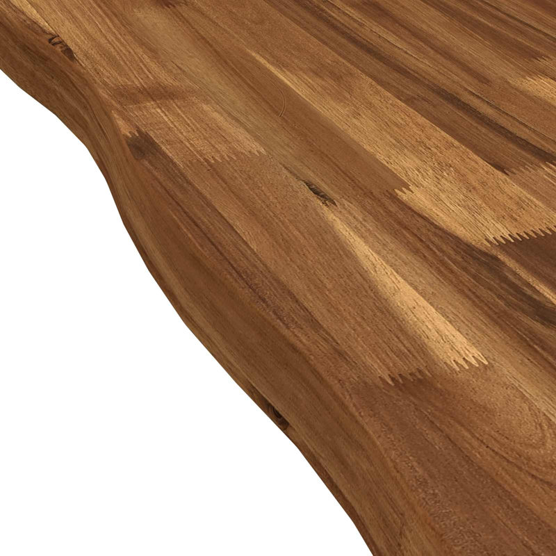 Solid Wood Table Top, 3.5cm H x 100cm W x 60cm D, Natural