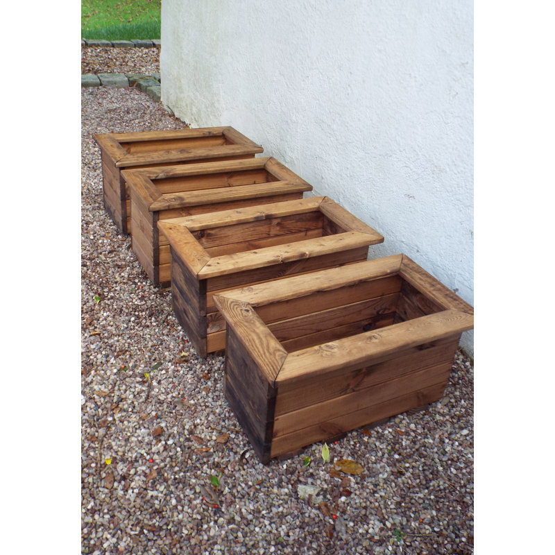 Ferreira Handmade Wood Planter Box, 38.5cm H x 57cm W x 41cm D