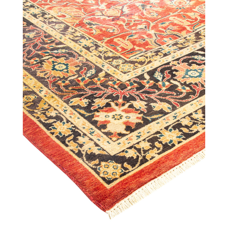 Tyshae One-of-a-Kind 7' 10" X 10' 2" Hand Knotted Area Rug