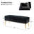 Kajana 45.5"W Transitional Velvet Upholstered Flip Top Storage Bench-919888770