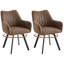 Linen Blend Upholstered Armchair-186096036-186096035-186096045