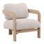 Chavez Polyester Occasional Chair, Cream