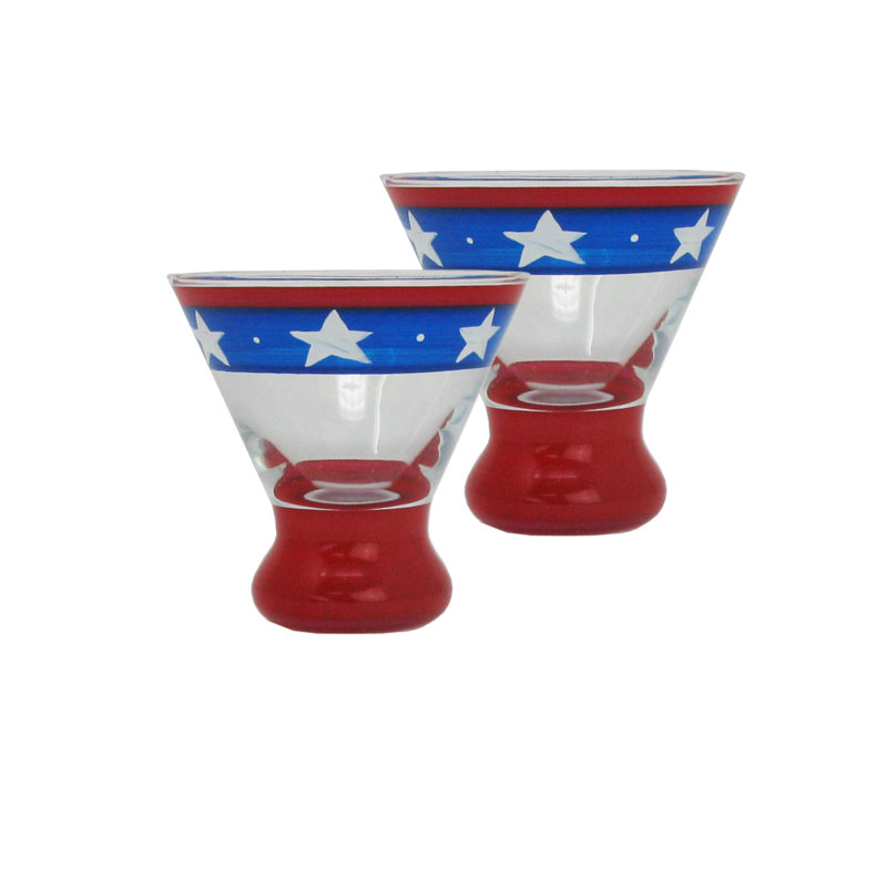 Verre cosmos patriotique