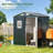 6 Ft. W X 4 Ft. D Outdoor Metal Storage Shed-110799459