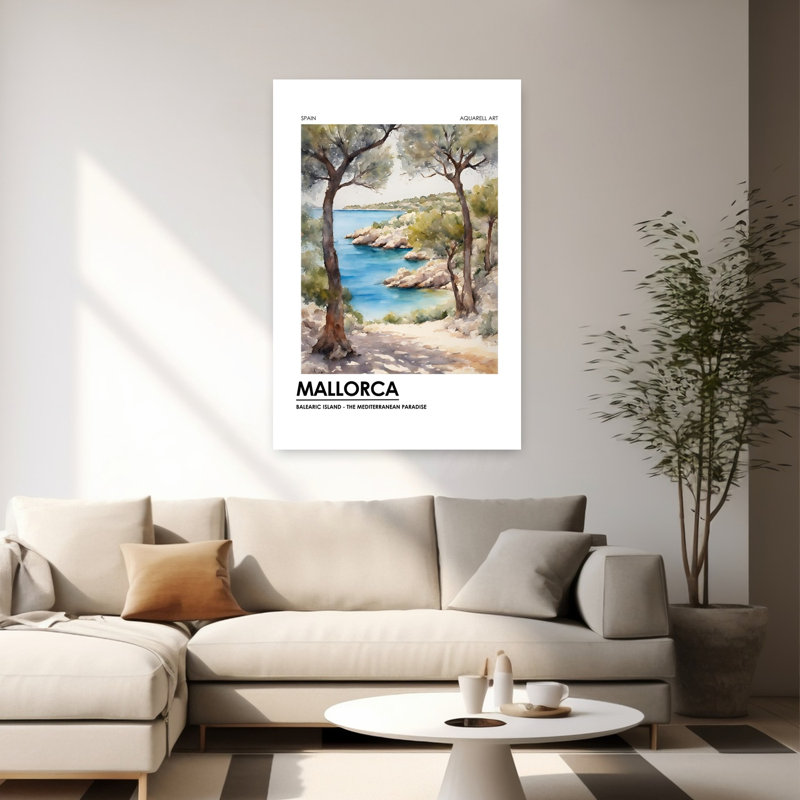 Impression sur art mural, Mall Coast Coastal Peaceful Serene Tranquil Coastal Landscape, H 60 po x l 40 po