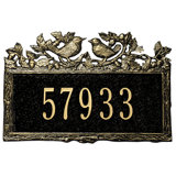Woodland 1-Line Wall Address Plaque