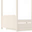 Lit plateforme avec tête de lit tapissier, lit gigogne simple, 3 tiroirs, auvent Princess, rangement et assemblage facile-222793672-222793677