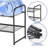 32'' Wide 2-Tier Wire Grid Shoe Rack for Closet, Stackable and Adjustable Shoe Shelf-1905190126