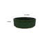 Limy Large Accessory Bowl, 14 Inch Textured, Dark Green Glazed Ceramic