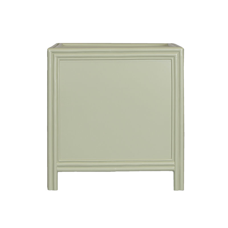 Clara Collection 1 - Drawer Nightstand, Light Green