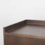 Buffet à plateau supérieur 4 portes en bois brun moyen 70,75L x 16W x 32H Claud