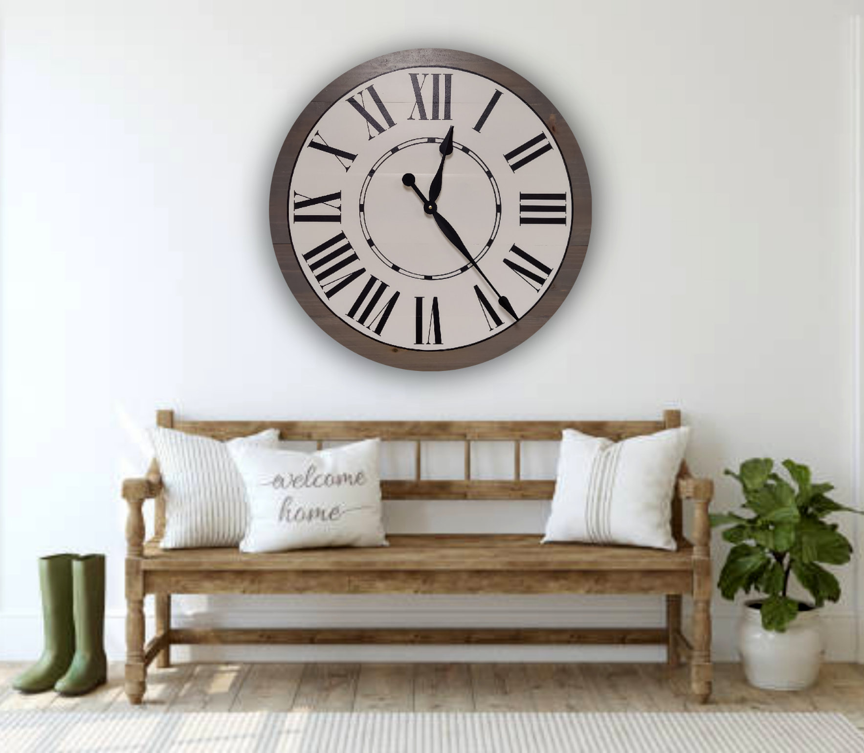 Laurel Foundry Modern Farmhouse® West Oak Lane Farmhouse Wall Clock ...