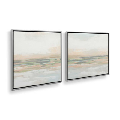 Soft Breeze Over Fields Set of 2