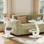 Tray Top Pedestal Side Table Set