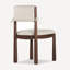 Chaise en bois massif Aminu Cilley