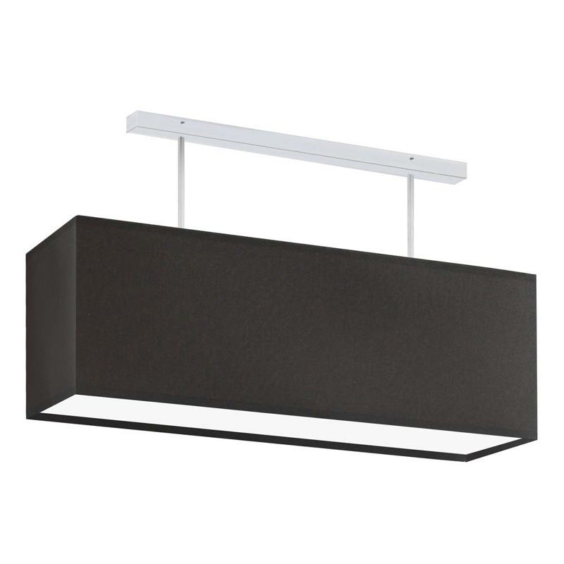 Decoda 2 - Light Kitchen Island Pendant, Silver, Dark Brown