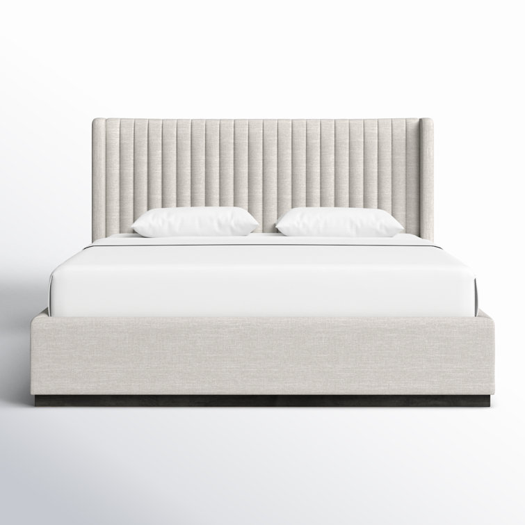 Danton Upholstered Wingback Bed