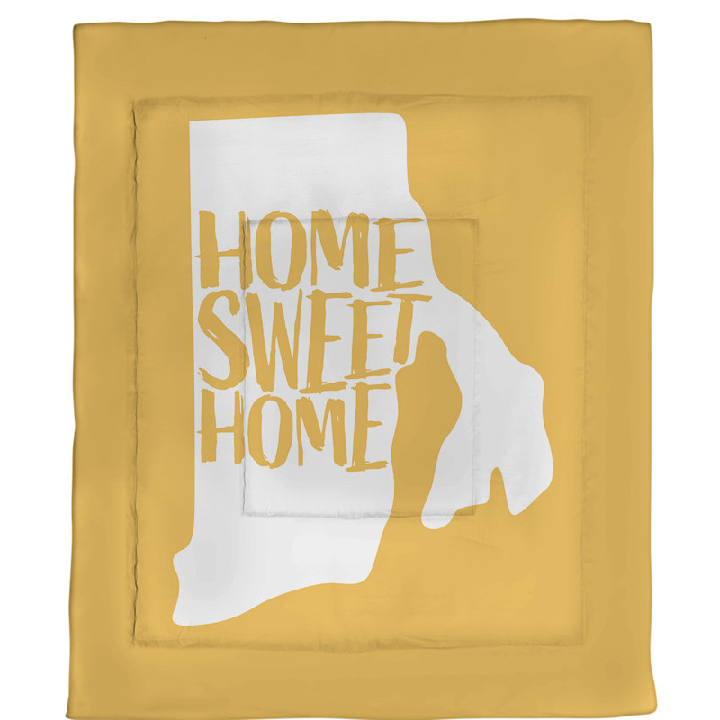 Rhode Modern & Contemporary Polyester Percale Comforter, Twin Comforter  , Yellow