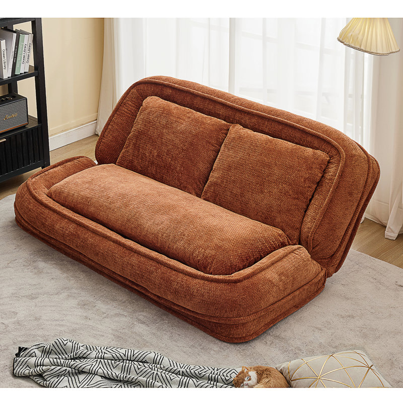 Lit double pour chien, Orange