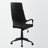 Gamada Adjustable Height Polyester Office Chair, Black 49.54'' H X 23.85'' W X 23.85'' D