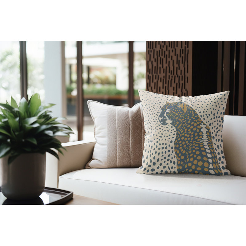 Coussin d'intérieur Cori, Marée de midi, 20 x 20