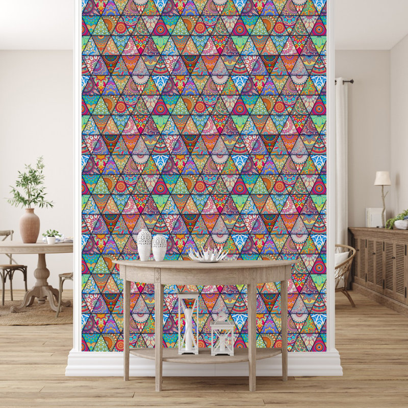 Panneau de papier peint adhésif L 18,75 pi x l 25 po Minire