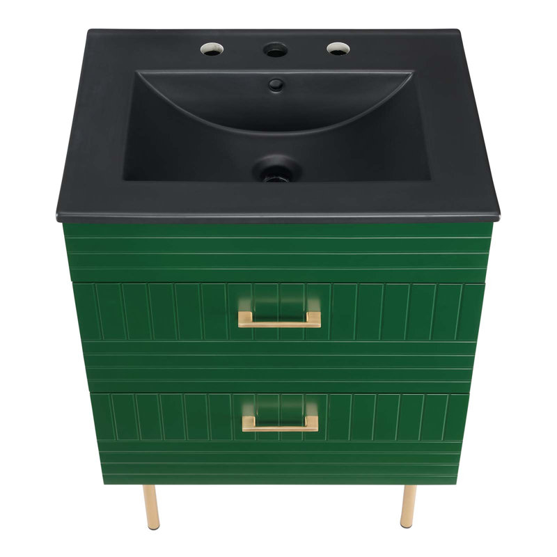Modway Daybreak 24" Bathroom Vanity, Green