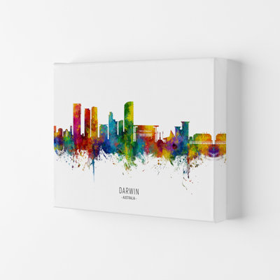 Darwin Australia Skyline by Michael Tompsett - Print