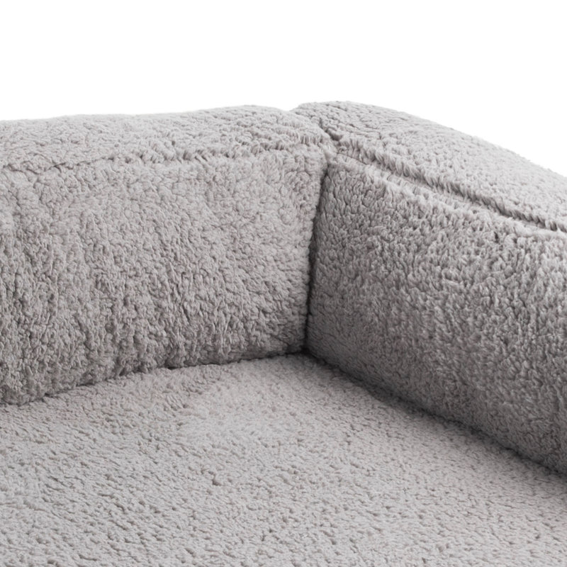 Lit pour chien Tucker Murphy Pet ™ Sherpa Couch, Moyen (l 36 po x P 9 po x H 26 po), gris