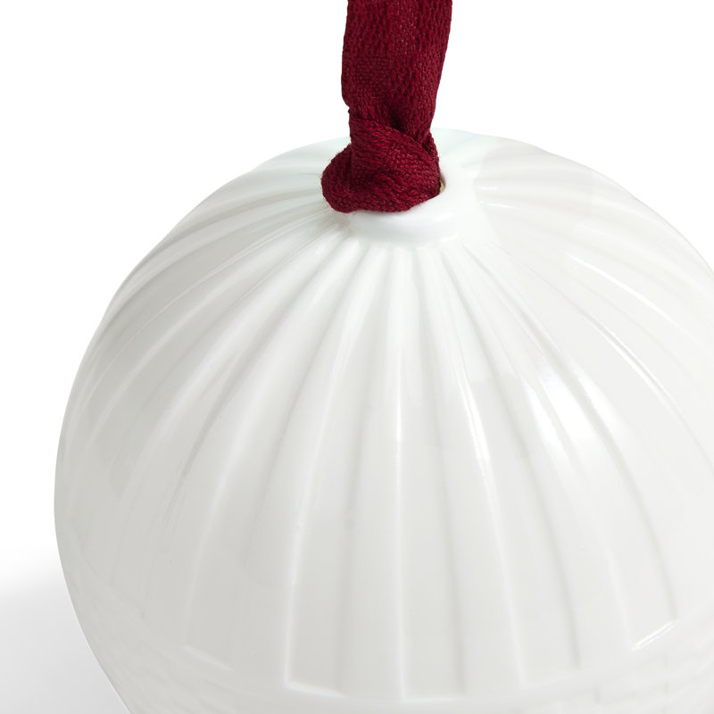 Festive Ornaments 3.31'' Bone China Ball Ornament