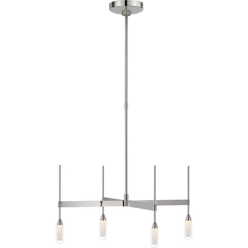 Peter Bristol Overture Medium Downlight Chandelier, Polished Nickel