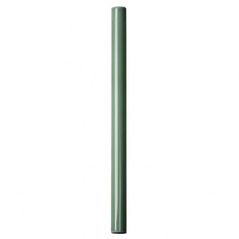 Green Polished Ceramic 12" Pencil Liner Tile Trim