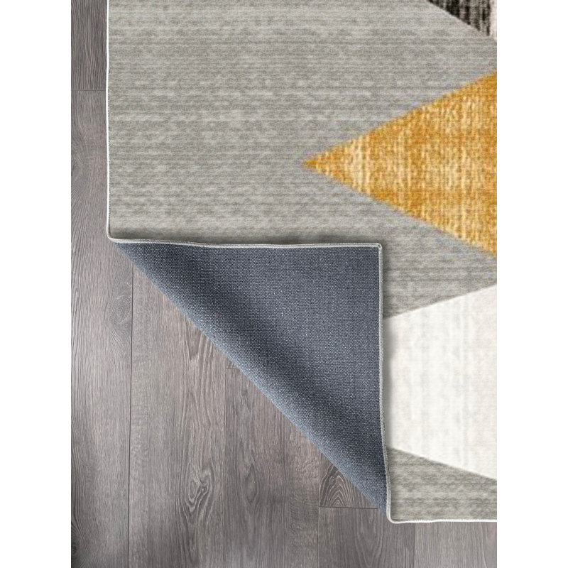 Tapis en coton Kaliyah, Carré 6 pi 7 po