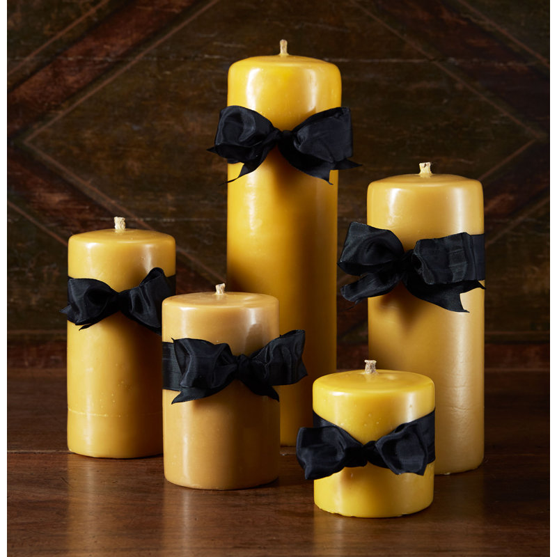 Unscented Pillar Candle, 4.5" x 15"