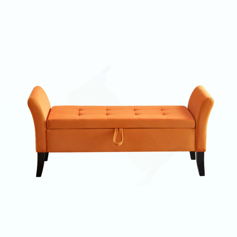 Banc rembourré Encinal, Orange