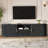 Rustic TV Stand With Sliding Wood Slatted Doors For Tvs Up To 75", Farmhouse Fluted TV Cabinet With Drawer And Cable Management For Living Room, Bedroom-2123606755