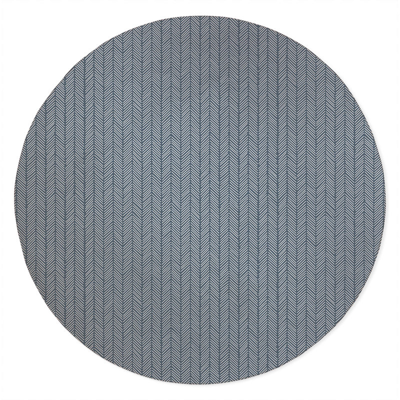 Tapis de jeu Chevron, Bleu
