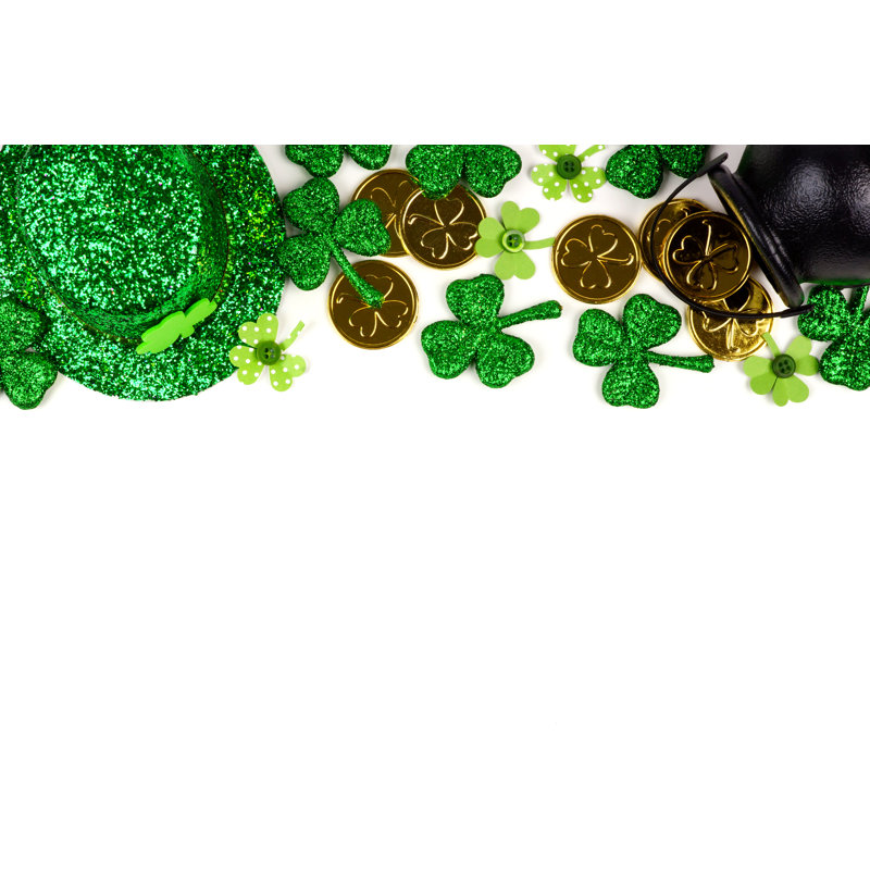 St Patricks Day Decor - Wrapped Canvas Print, 61cm H x 91cm W x 3.8cm D
