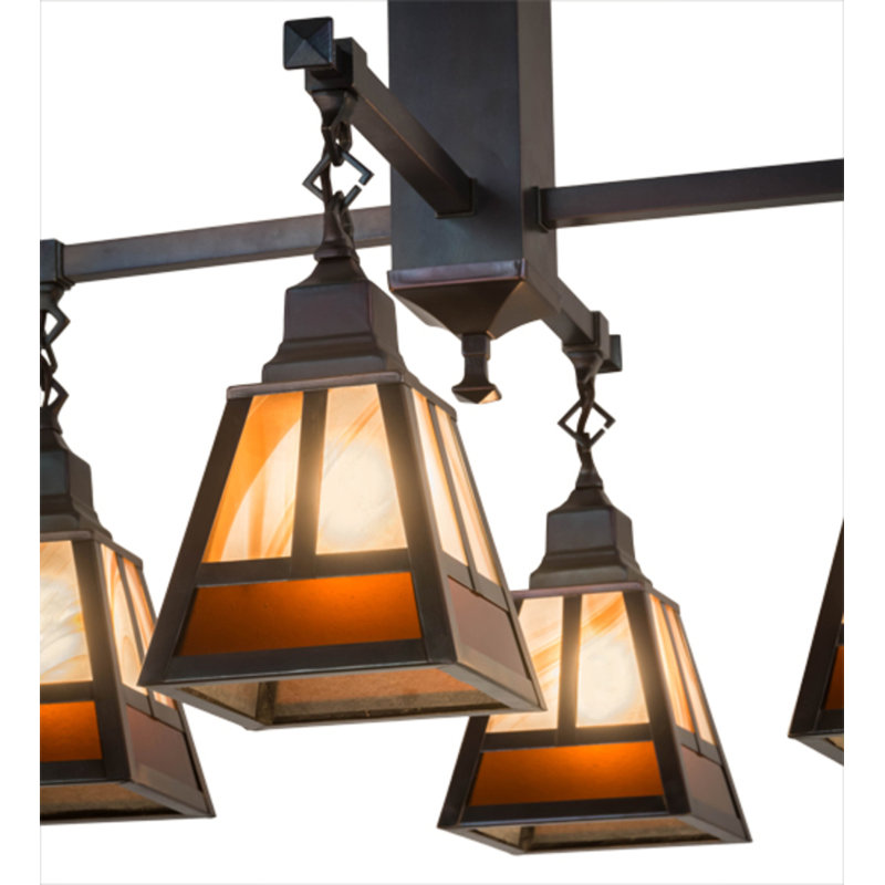 T" Mission" 4 - Light Chandelier