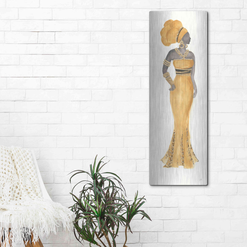 «Global Fashion III» par Chris Paschke, H 48 po x l 16 po
