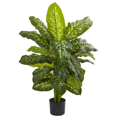Feuille de bananes artificielle 42" en pot
