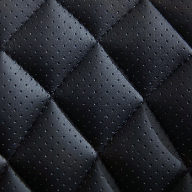 Chaises de table en similicuir, Noir