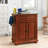 Hedon Granite Top Kitchen Cart-910881248