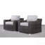 Chaise de patio avec coussins 2