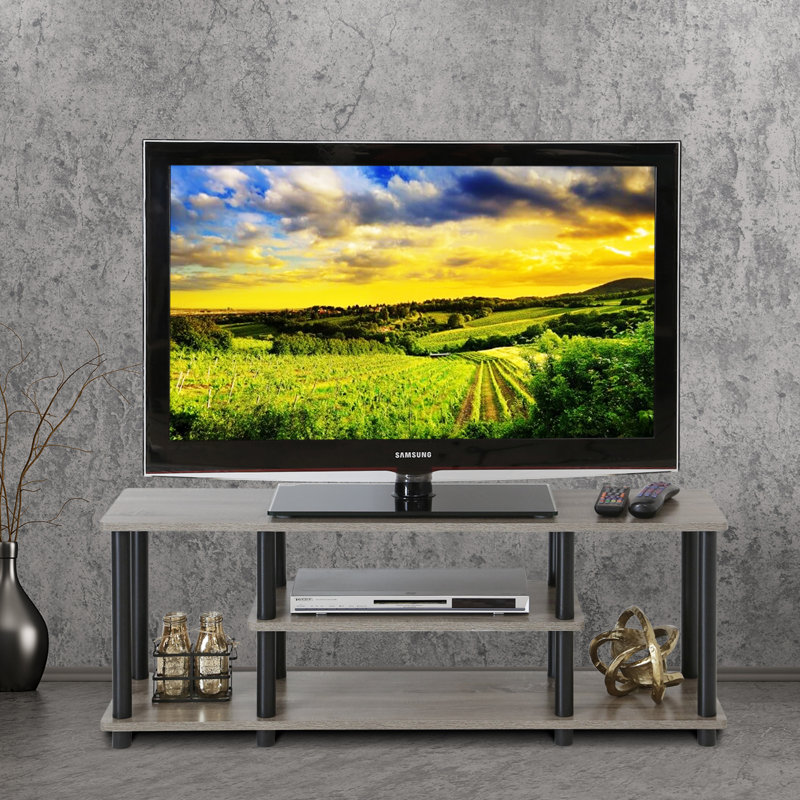 Meg TV Stand for TVs up to 50", French Oak Grey/Black