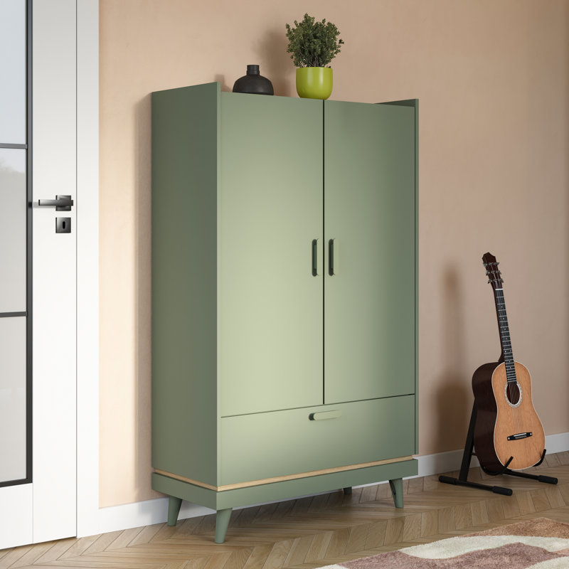 Holladay Laminate Wardrobe, Green