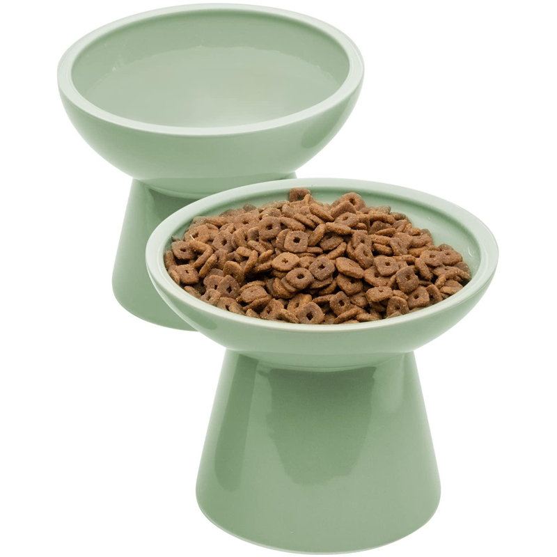 Rurik Elevated Feeder, Green