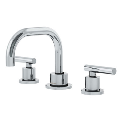 Dia Widespread Two-Handle Bathroom Faucet with Push Pop Drain Assembly
