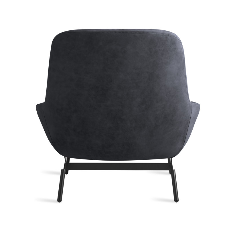 Field Lounge Chair, Ink Genuine Leather